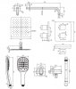 OMNIRES System zestaw prysznicowy termostatyczny podtynkowy SLIDE SYSSL11CR